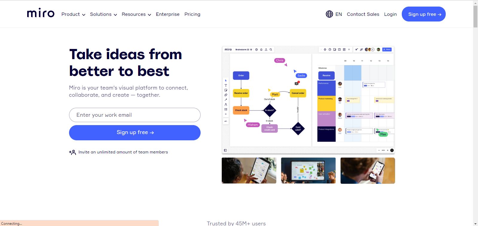  use miro to manage your team