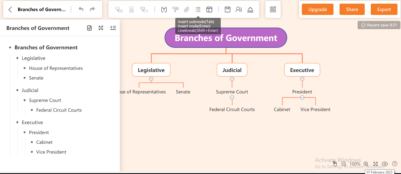 gitmind app for mind mapping