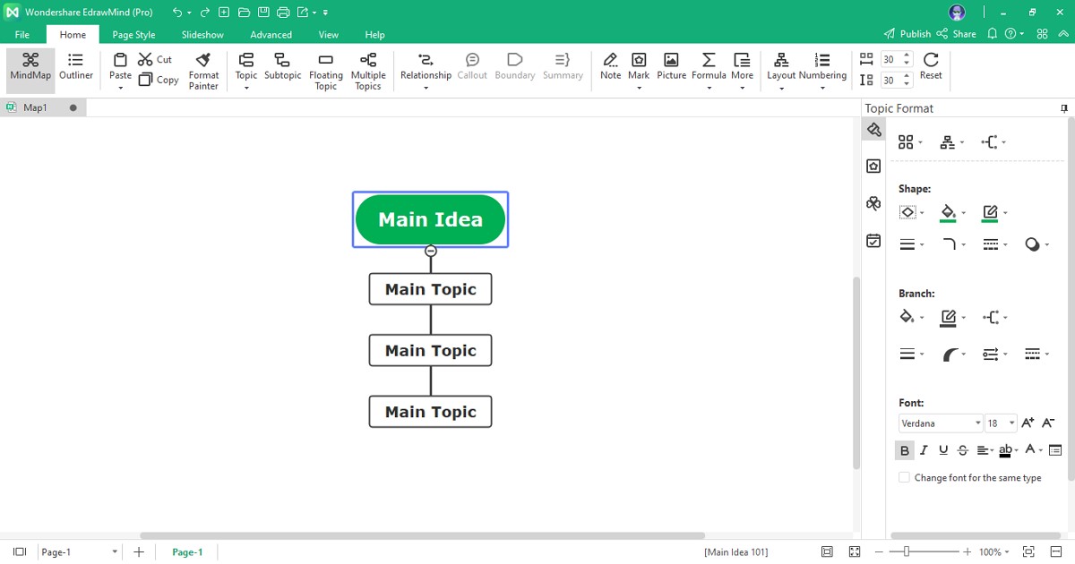 How To Create A OneNote Mind Map EdrawMind   Create Onenote Mind Map 4 