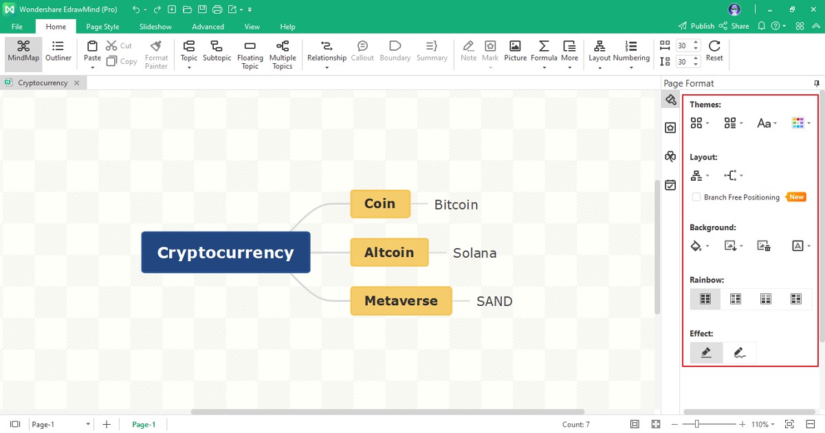 customize your mind map