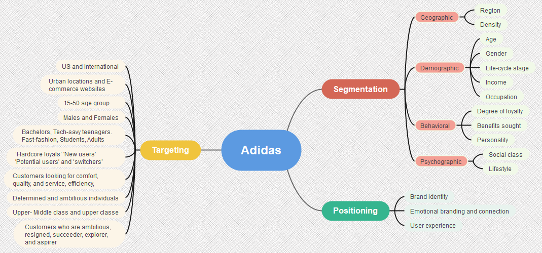 Adidas segmentation targeting and positioning