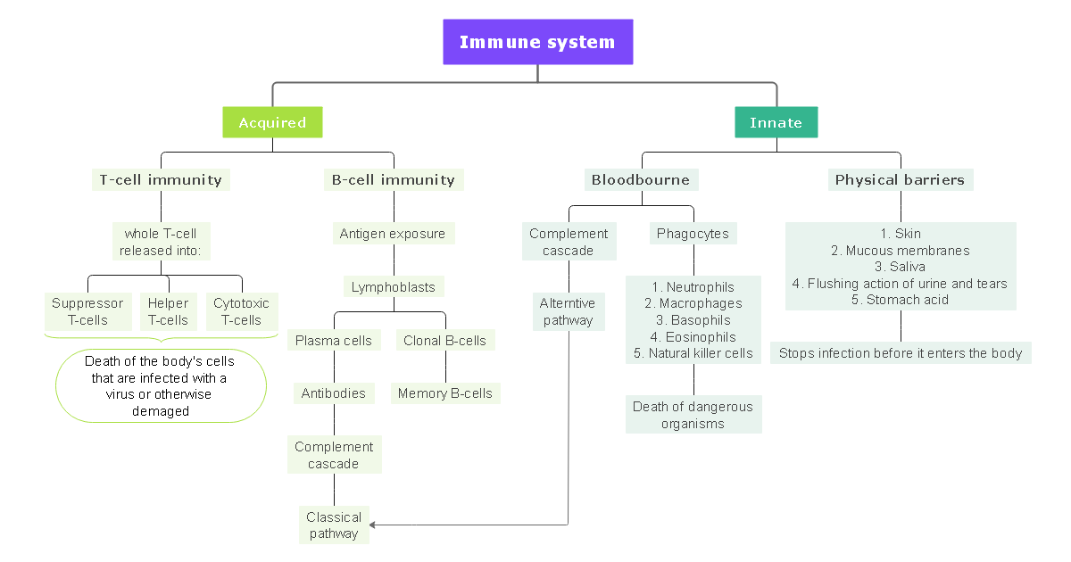 Immune System Concept Map