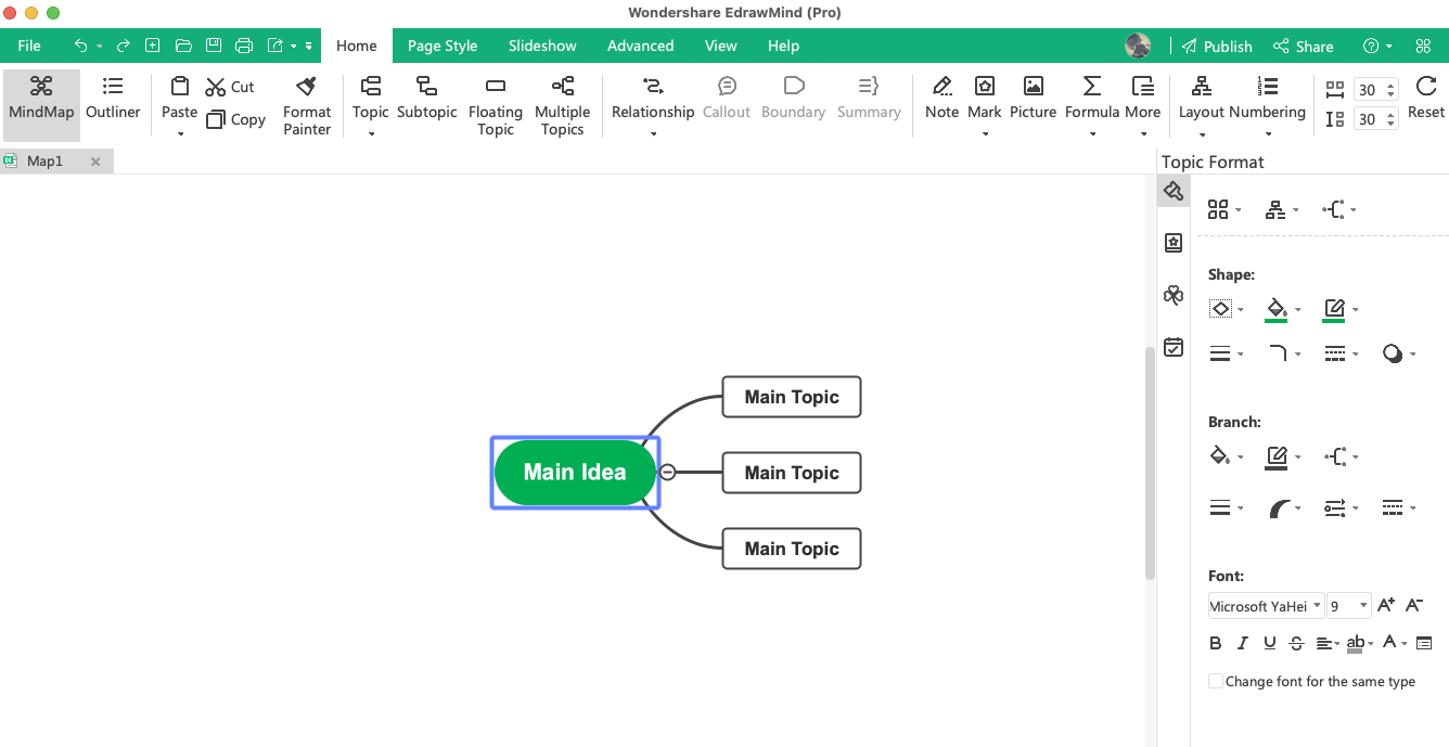 Launch Mind Map Maker