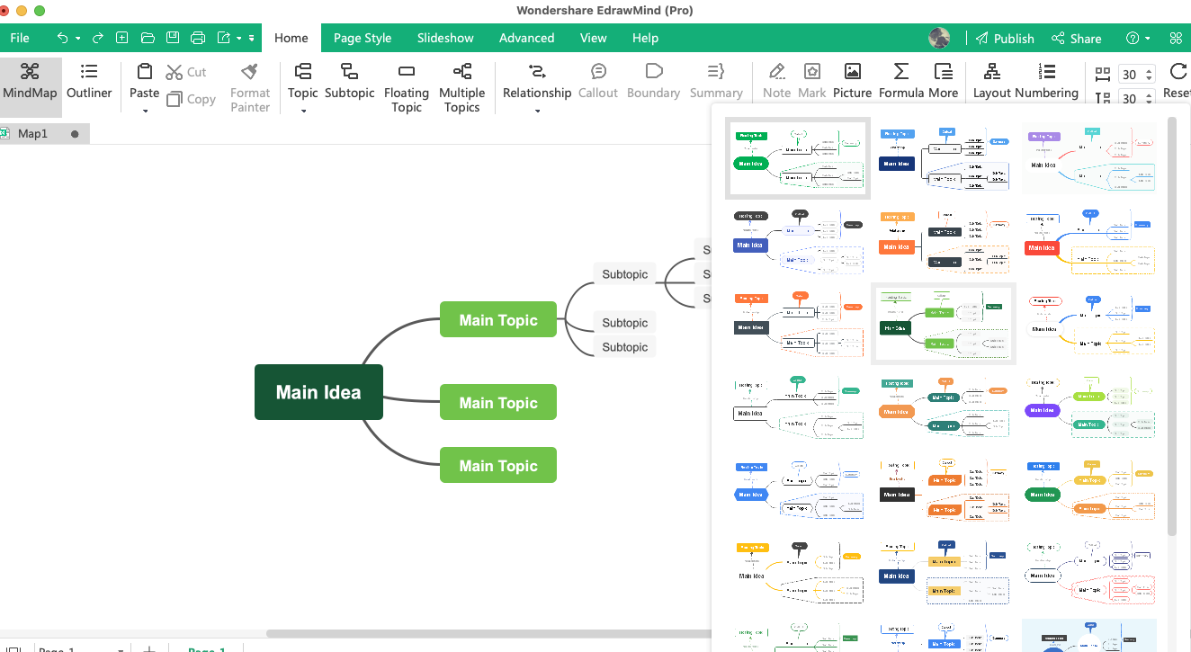 Launch Mind Map Maker