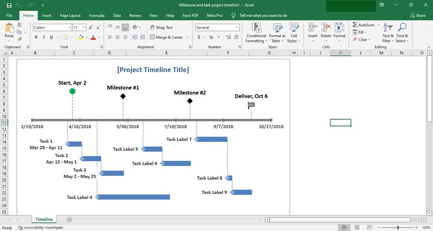 How Do I Create A Timeline In Excel Or Powerpoint