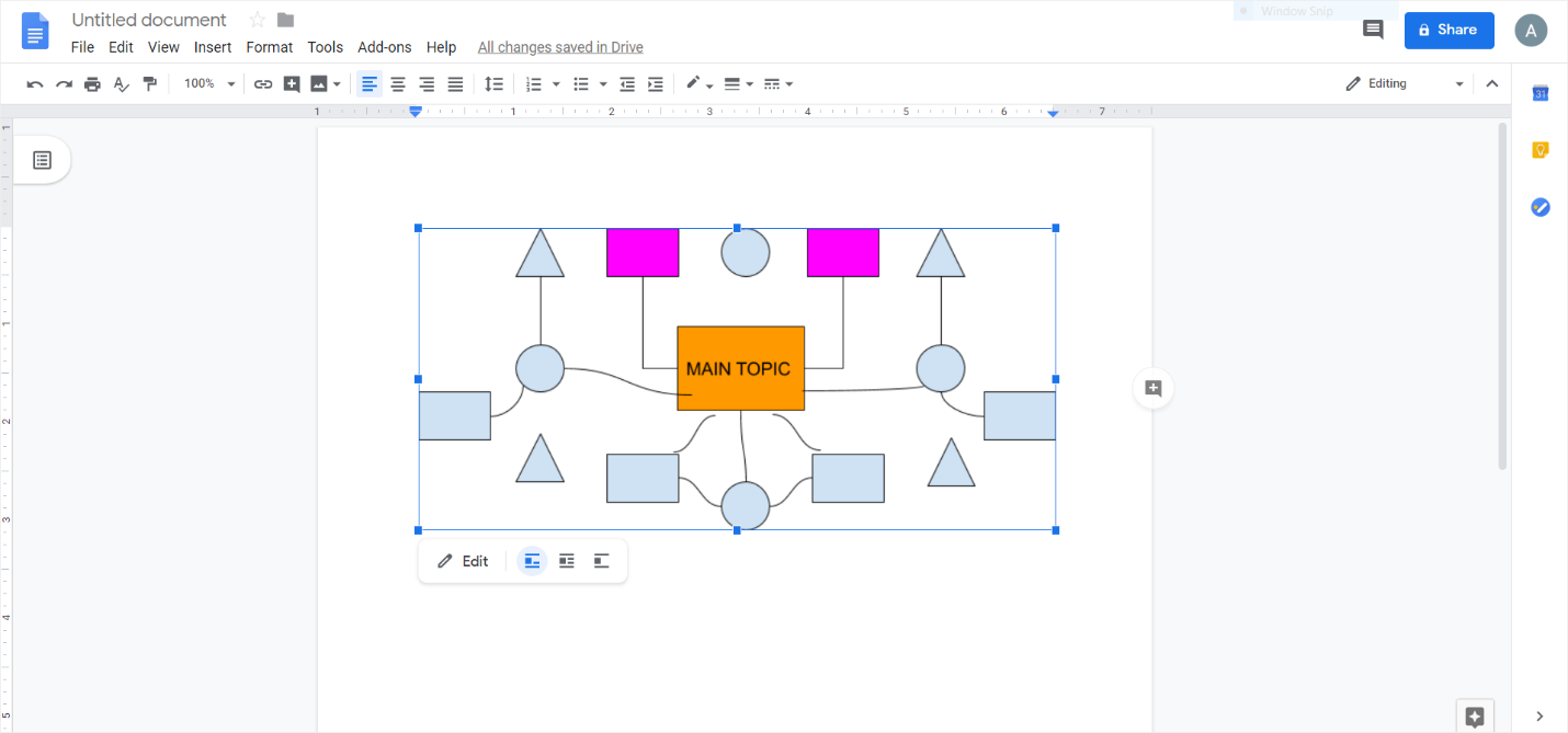 add a concept map on google docs