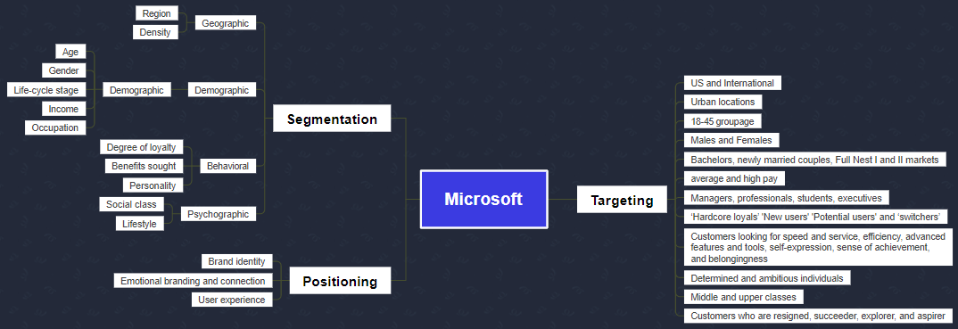 microsoft segmentation targeting and positioning