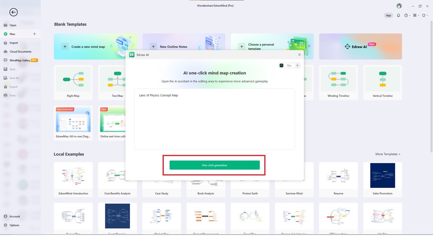 Top 5 AI Concept Map Generators For 2024 EdrawMind   Edrawmind Concept Map Step 3 