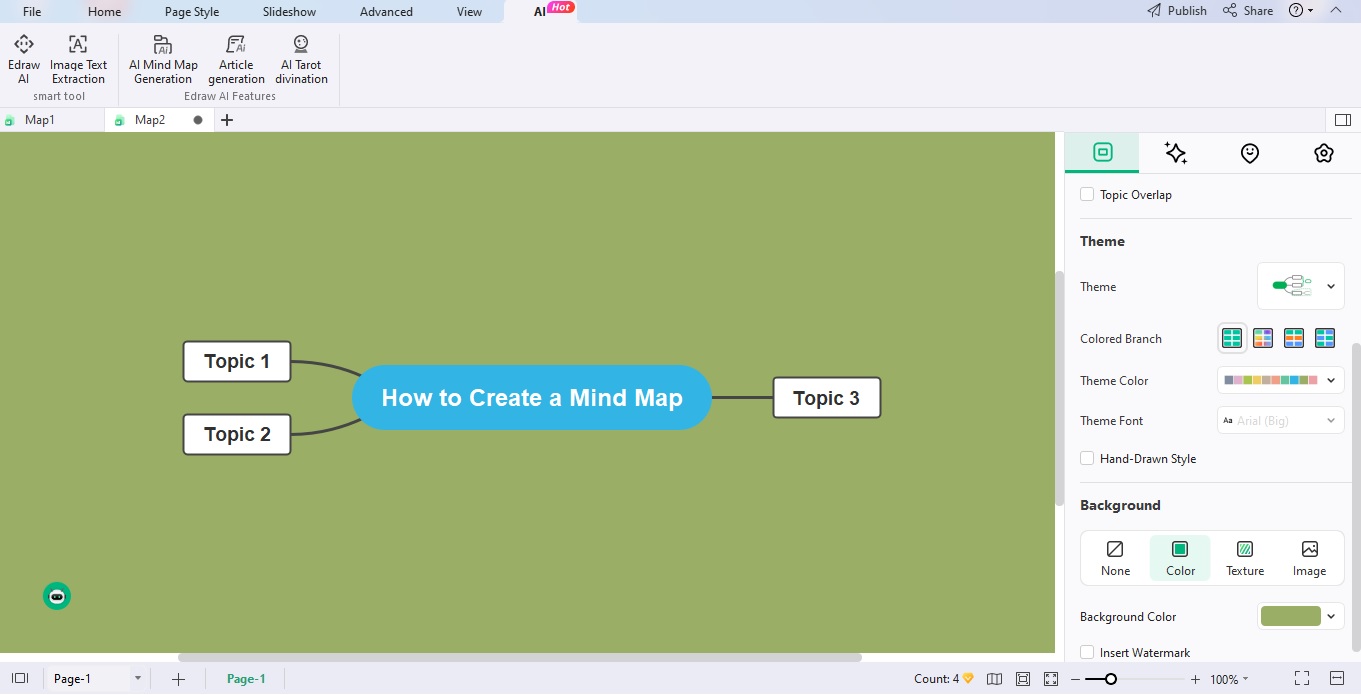 customize your mind map