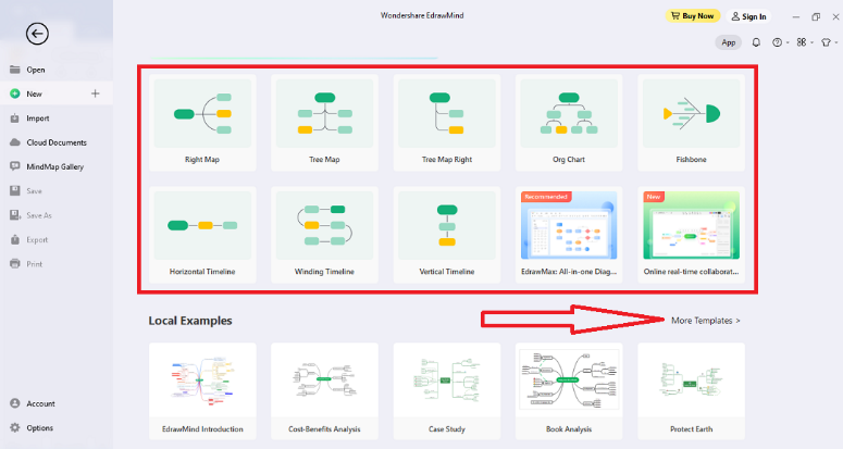 edrawmind templates