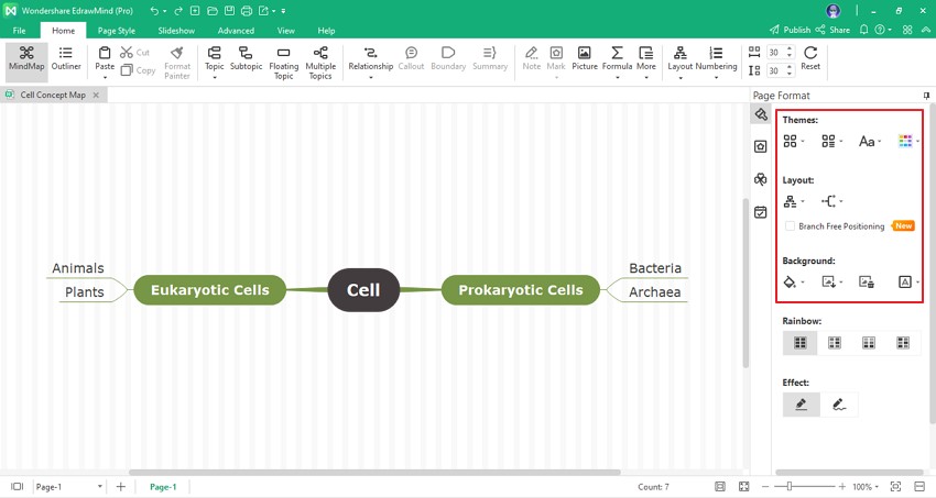 customize your concept map style
