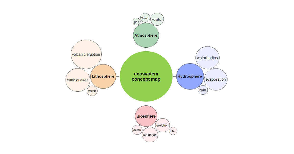 Ecosystem concept map example 3