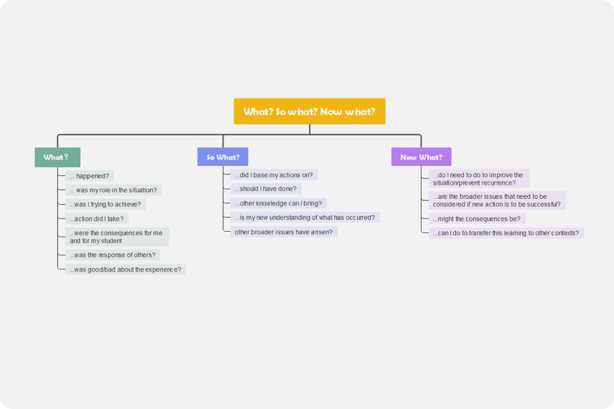  What So What Now What Template Examples EdrawMind